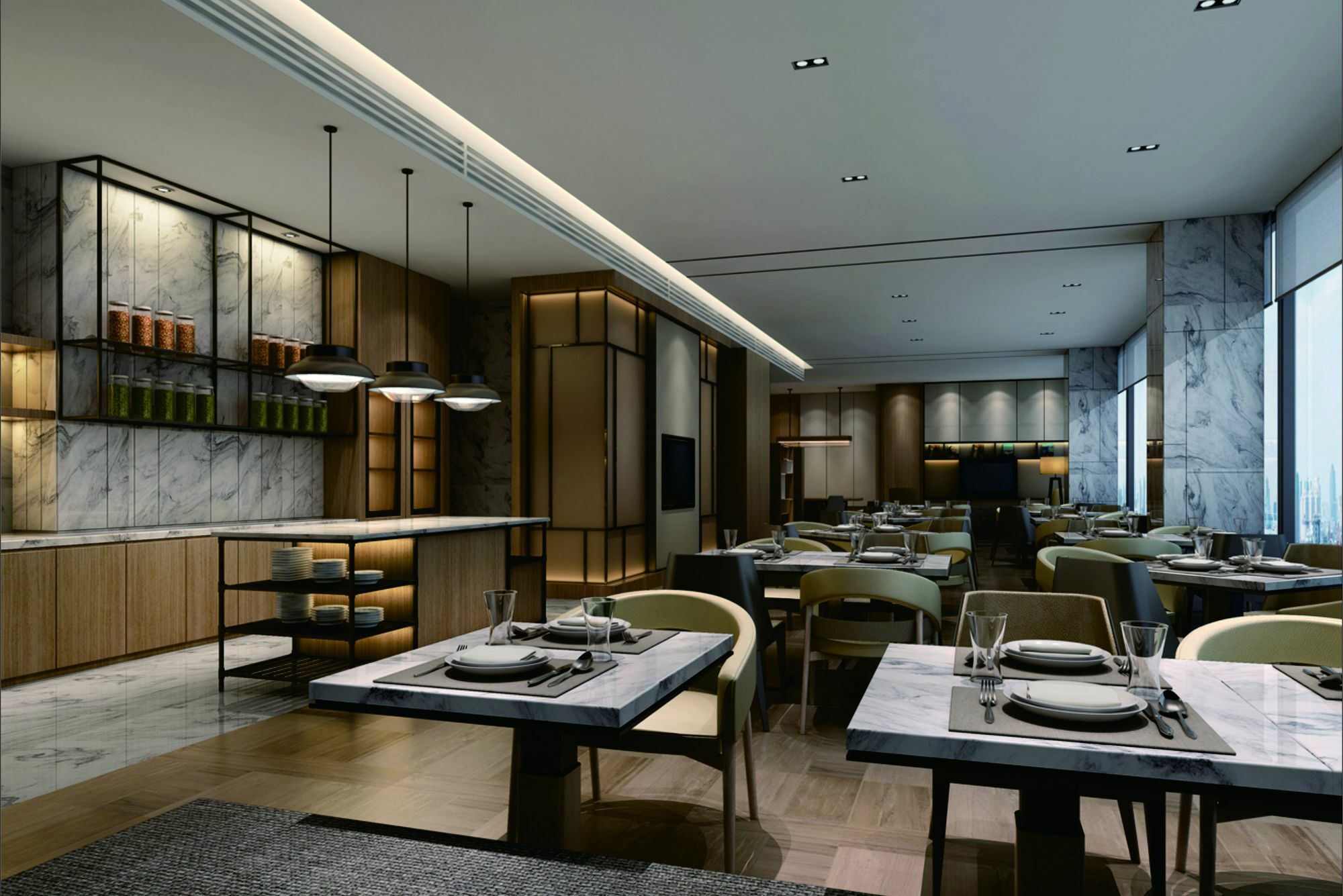 Courtyard By Marriott Shenzhen Bao'An Hotel Exterior foto